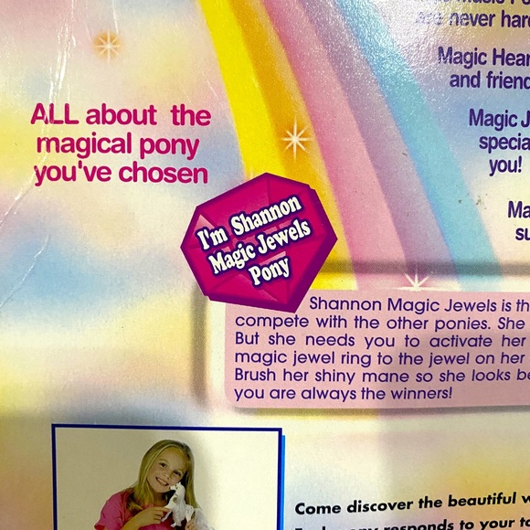 MAGIC TOUCH PONY VTG 1996 JEWEL PONY SHANNON JEWELS LIGHT UP & BLINK - Picture 15 of 16